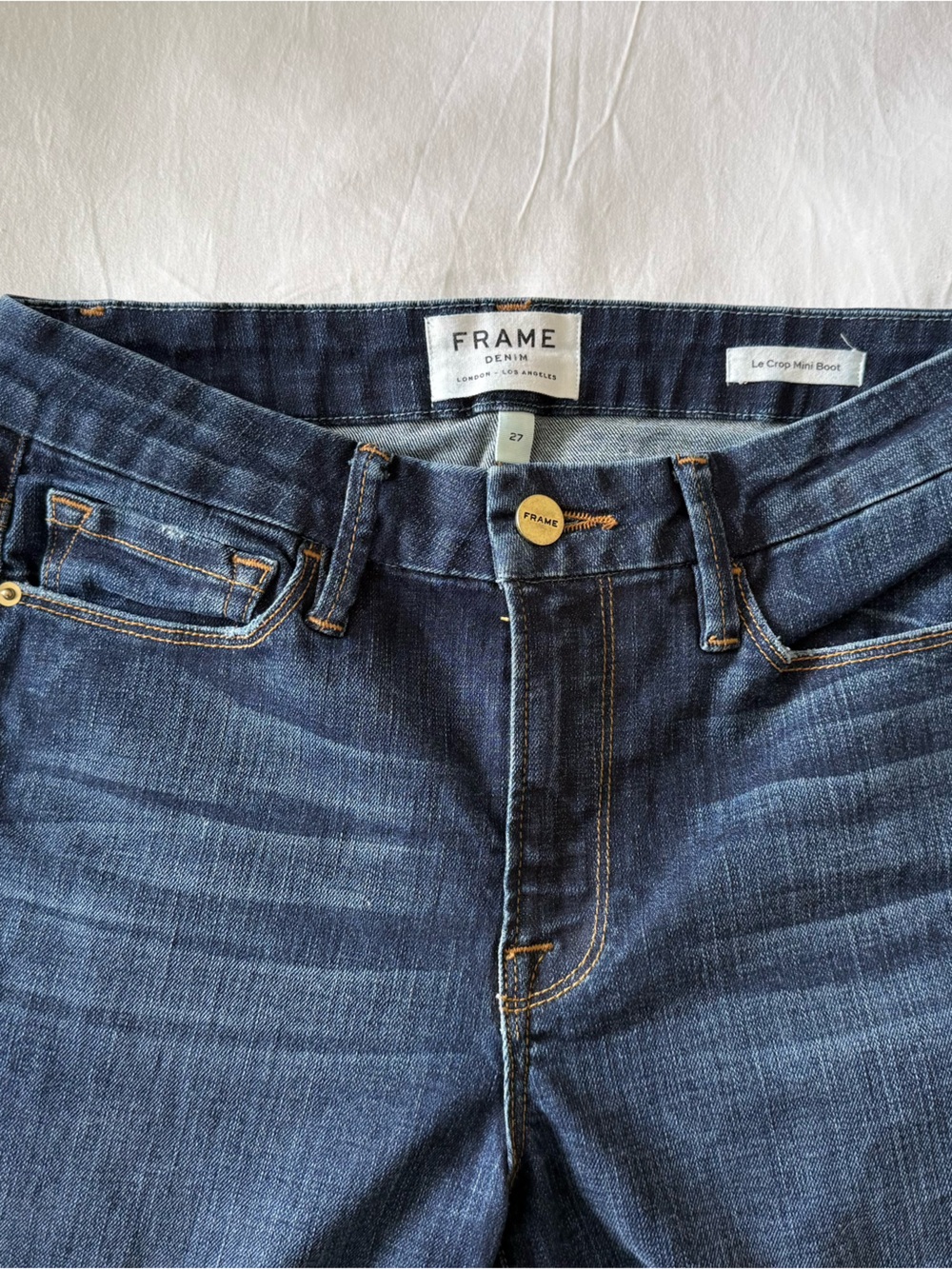 Frame Le Crop Mini Boot Jeans Size 27 Keeley Court